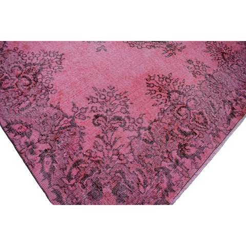 Roze vintage vloerkleed - 321x190 cm - HANDGEMAAKT