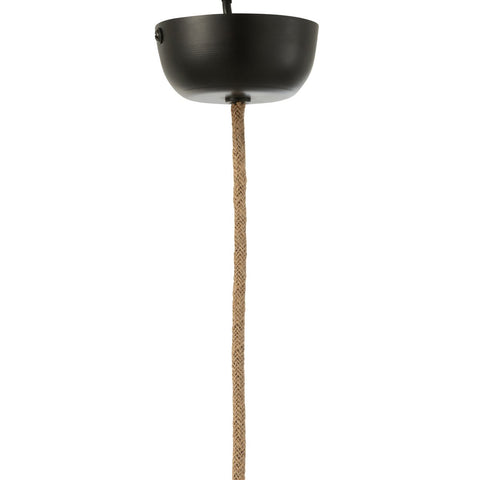 J-Line hanglamp Nest Raffia - rotan - wit