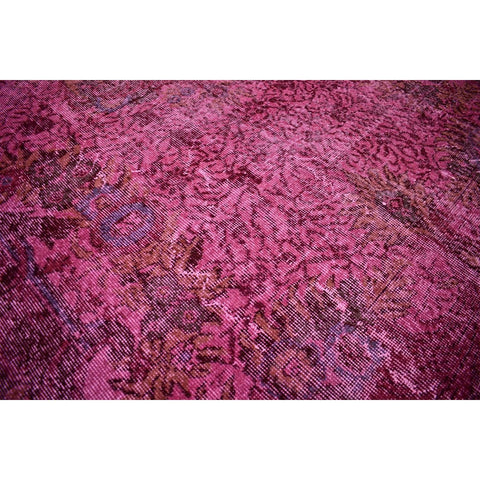 Roze vintage vloerkleed - 309x175 cm - HANDGEMAAKT