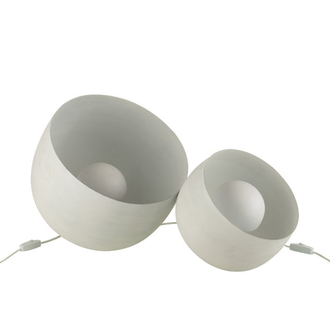 J-Line tafellamp - metaal - wit - large