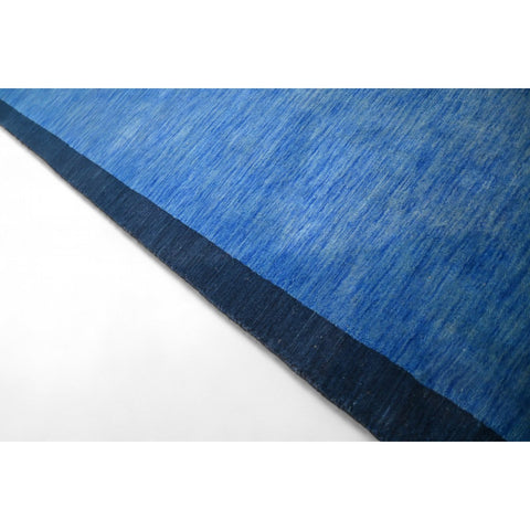 Blauw Gabbeh loper - 312x85 cm - HANDMGEMAAKT