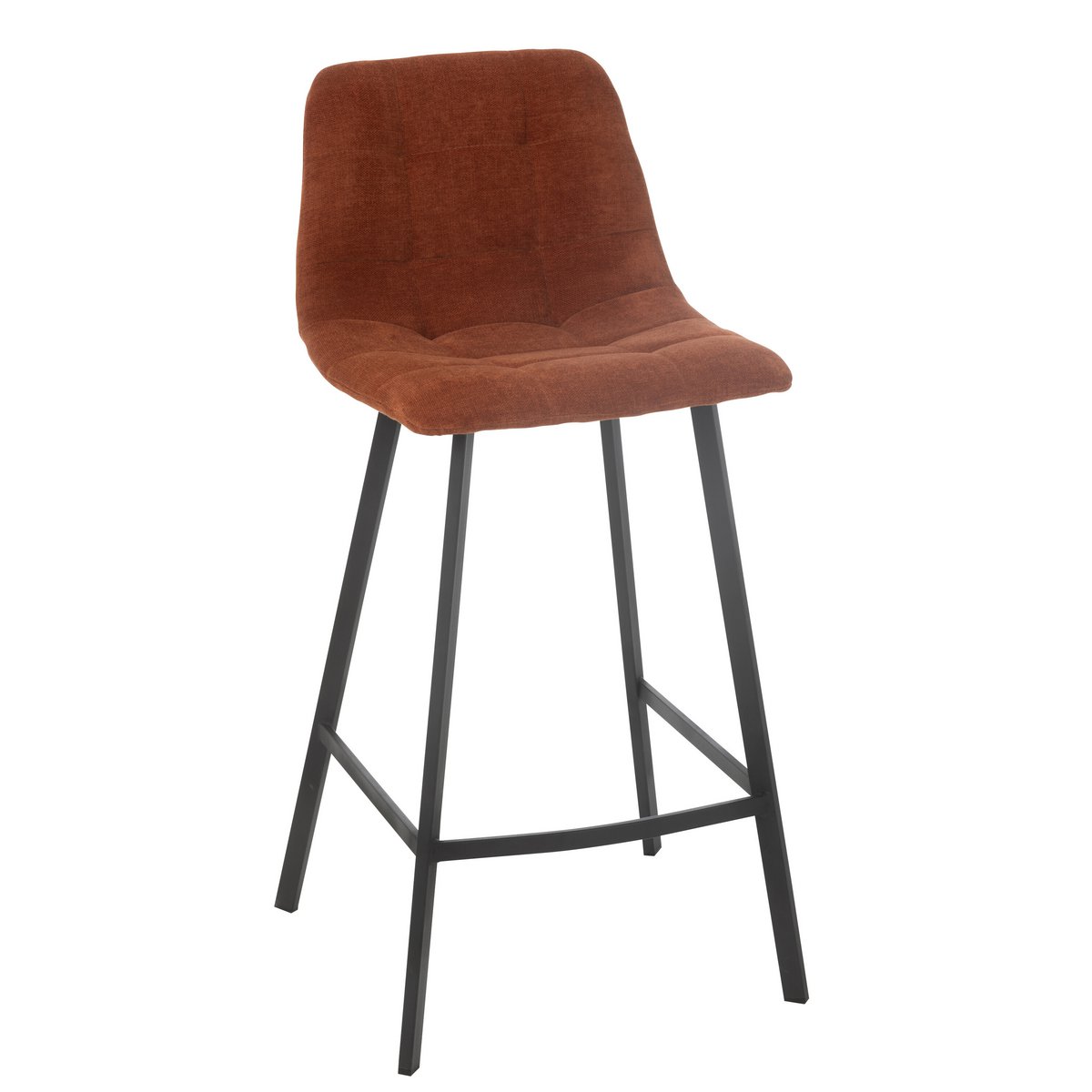 J-Line Barstoel Kent Metaal/Polyester Roest