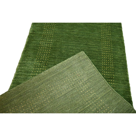Groene Gabbeh loper - 286x80 cm - HANDGEMAAKT
