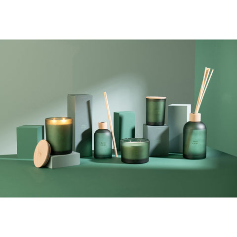 J-Line geurolie + stokjes Accords Essentiels - mat hout - groen