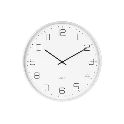 Wandklok verheven