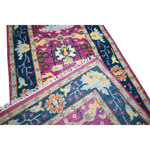 Kleurrijke Azeri loper - 285x80 cm - HANDGEMAAKT