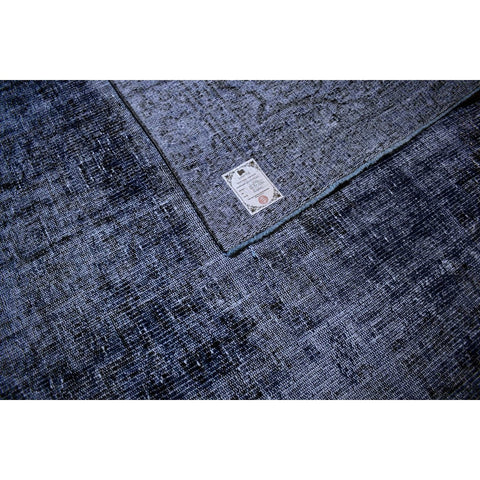 Blauw vintage vloerkleed - 267x156 cm - HANDGEMAAKT