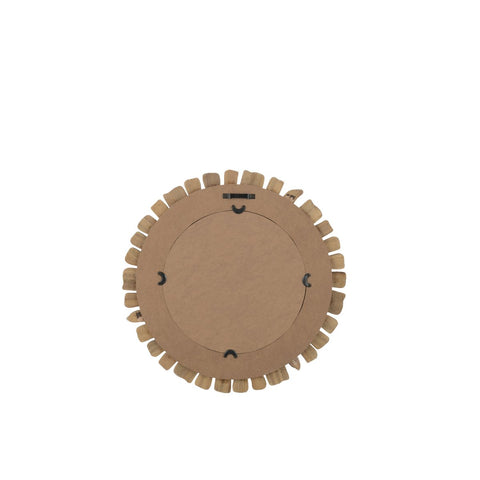 J-Line spiegel Vacay - hout - wit - klein