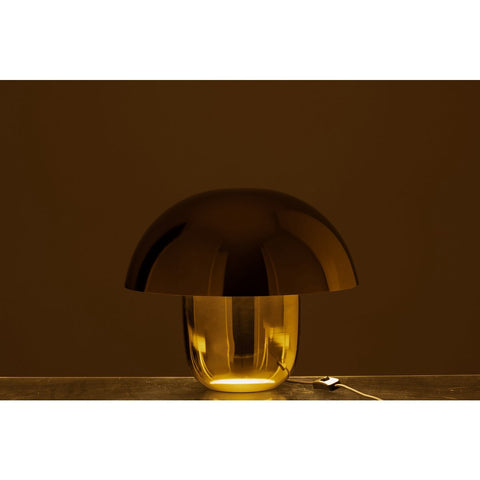 J-Line lamp Paddenstoel - ijzer - goud - small