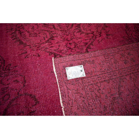 Roze vintage vloerkleed - 274x160 cm - HANDGEMAAKT