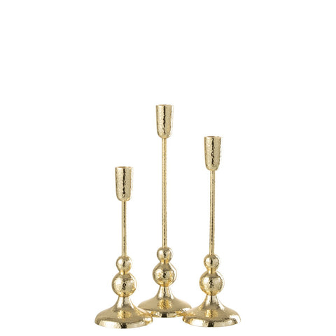 J-Line kandelaar Borne - aluminium - goud