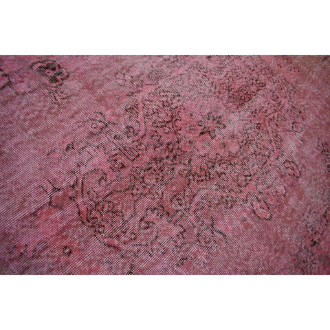 Roze vintage vloerkleed - 280x168 cm - HANDGEMAAKT