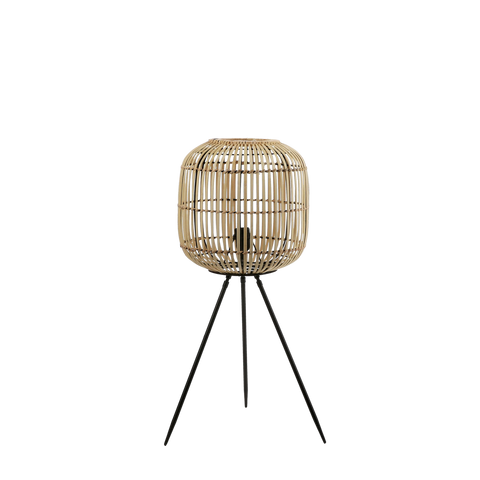 Figo Vloerlamp - H77 x Ø33 cm - Bamboe - Bruin