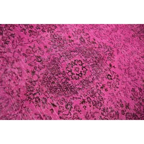 Roze vintage vloerkleed - 274x180 cm - HANDGEMAAKT