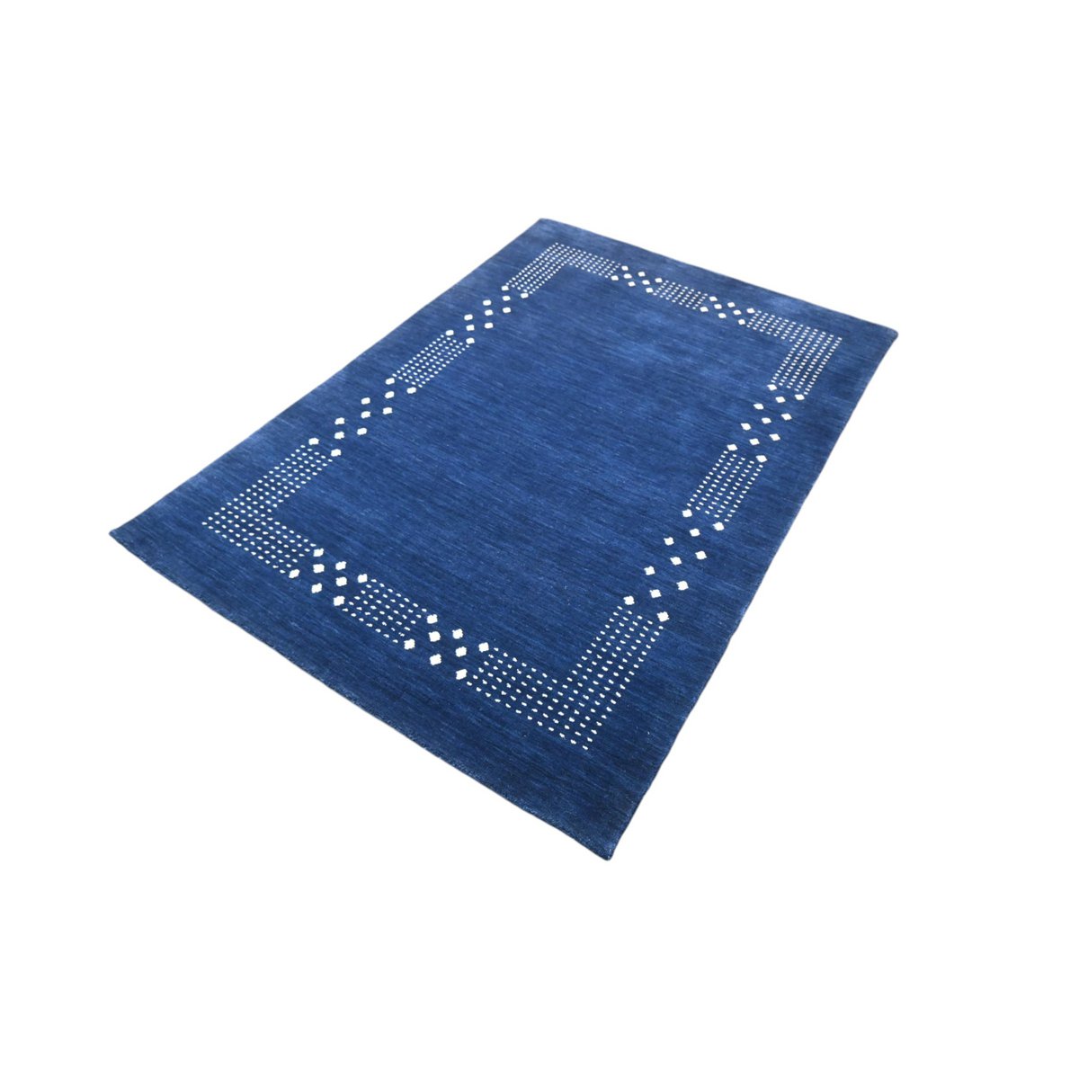 Blauw Gabbeh vloerkleed - 175x120 cm - HANDGEMAAKT