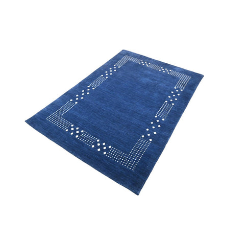 Blauw Gabbeh vloerkleed - 175x120 cm - HANDGEMAAKT