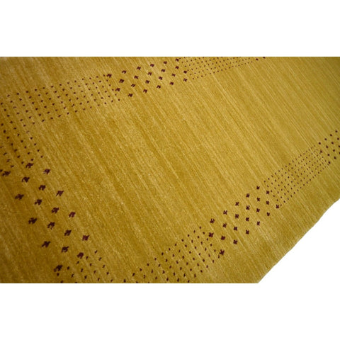 Goud gele Gabbeh loper - 286x80 cm - HANDGEMAAKT
