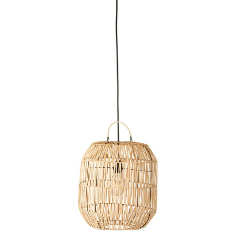 J-Line Cyclinderlamp - rotan - naturel