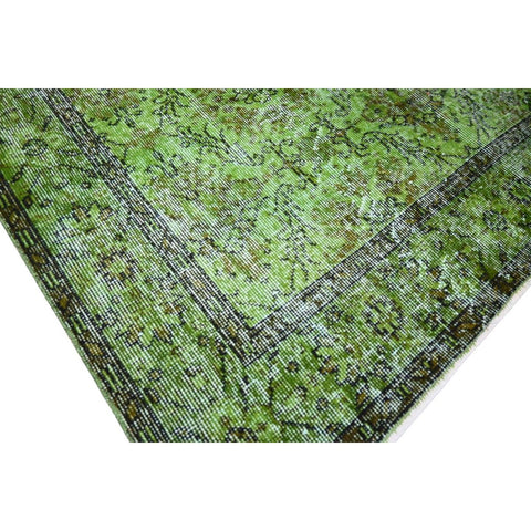 Groen vintage vloerkleed - 272x155 cm - HANDGEMAAKT