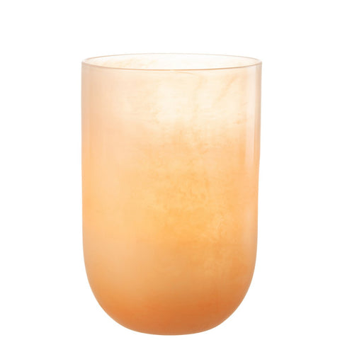 J-Line vaas Corrie - glas - koraal - large