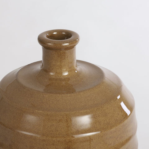 Bellia Fles Vaas - H50 x Ø20 cm - Oker