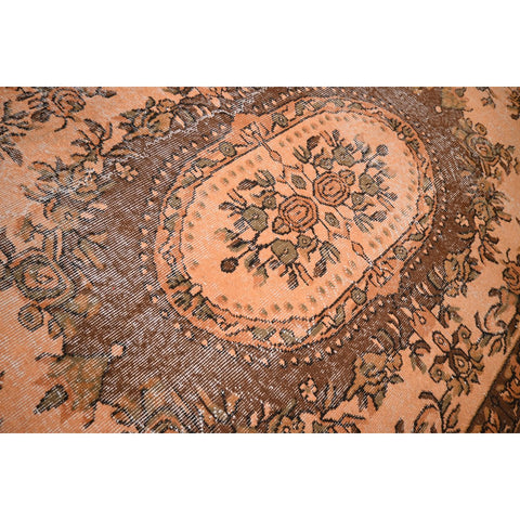 Oranje vintage vloerkleed - 288x173 cm - HANDGEMAAKT