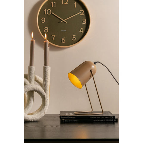 Wandklok Puur Houtnerf Medium