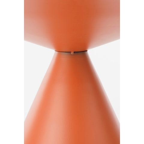 Royale Bijzettafel - H42 x Ø60 cm - Metaal - Oranje