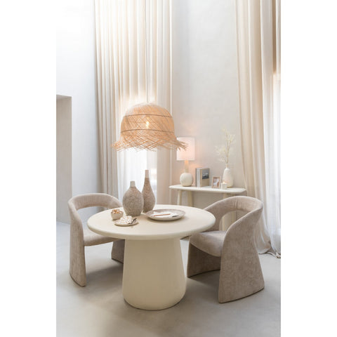 J-Line Vaas Wabi Peer Porselein Beige/Wit