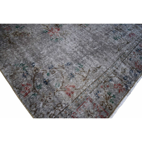 Grijs vintage vloerkleed - 268x127 cm - HANDGEMAAKT