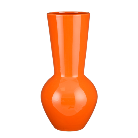 Lora Vaas - H45 x Ø23 cm - Keramiek - Oranje