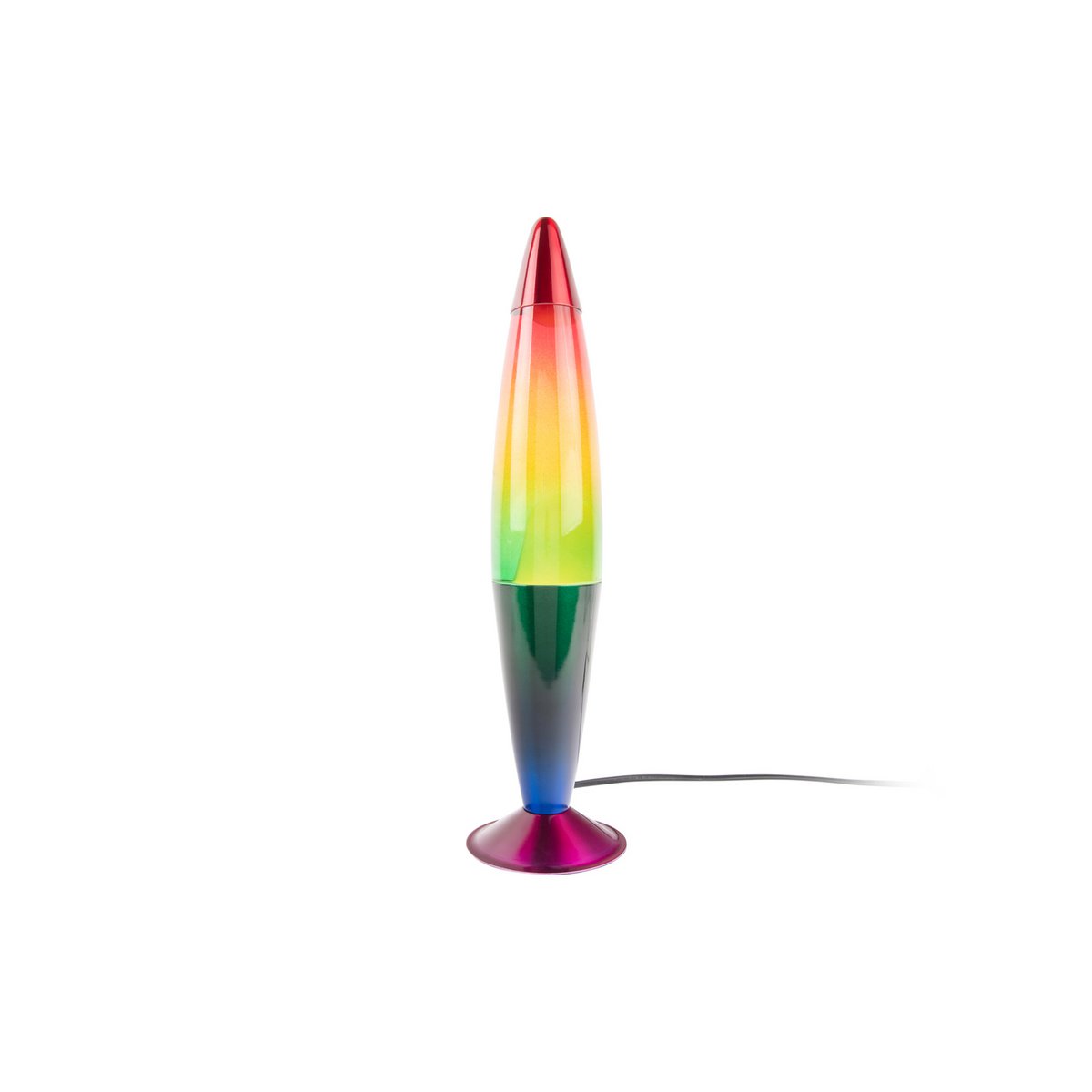 Tafellamp Regenboog Raket Lava