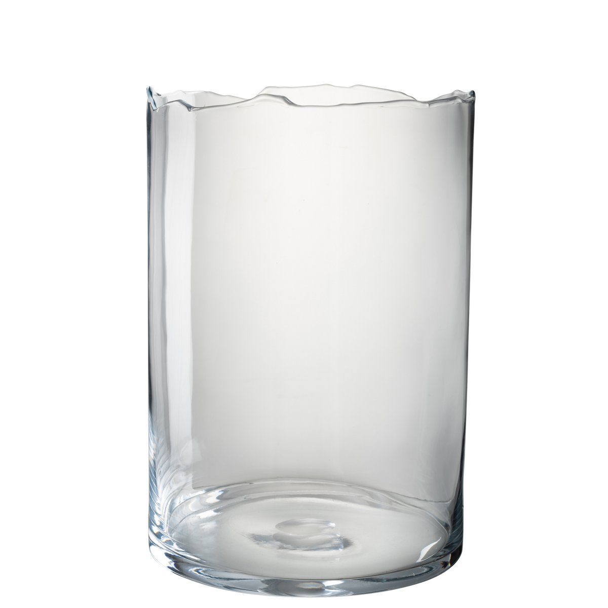 J-Line windlicht Onregelmatige Rand - glas - transparant