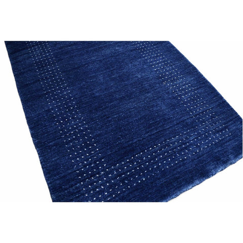 Blauwe Gabbeh loper - 198x70 cm - HANDGEMAAKT