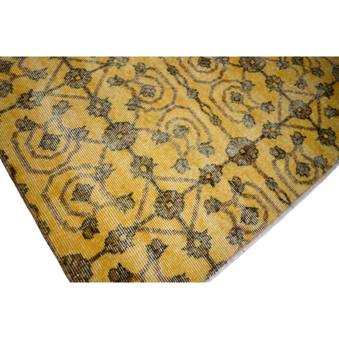 Geel vintage vloerkleed - 267x163 cm - HANDGEMAAKT