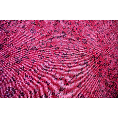 Roze vintage vloerkleed - 210x115 cm - HANDGEMAAKT
