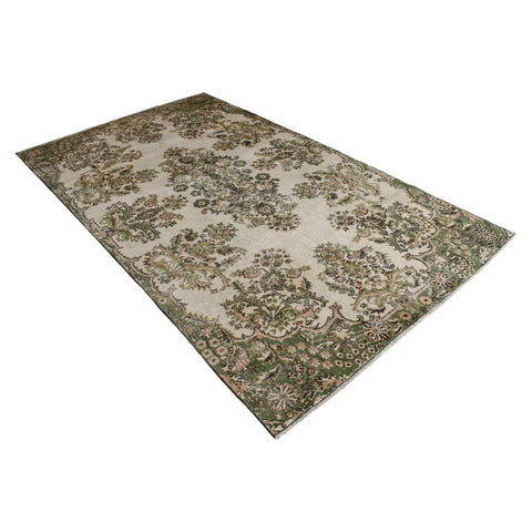 Beige vintage vloerkleed - 281x165 cm - HANDGEMAAKT