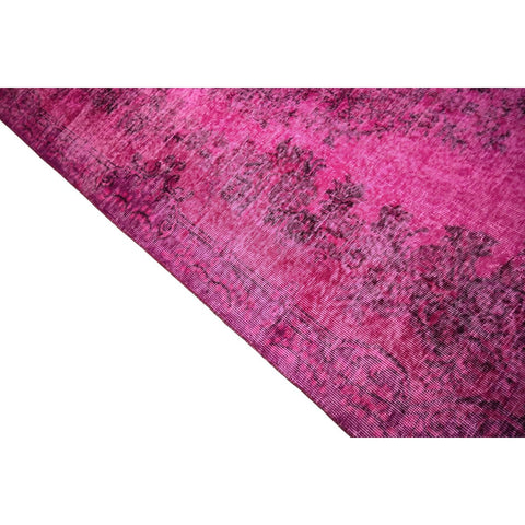 Roze vintage vloerkleed - 278x168 cm - HANDGEMAAKT