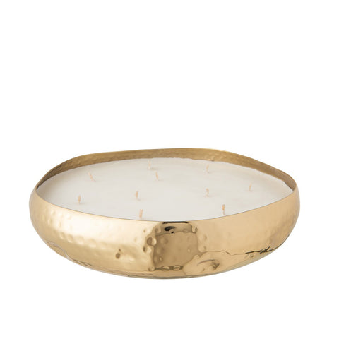 J-Line geurkaars Livia - metaal - goud - L - 44U