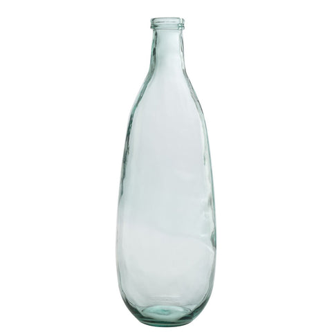 J-Line vaas Fles - glas - transparant