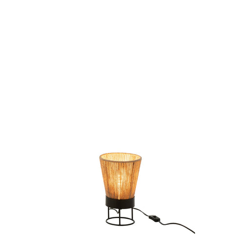 J-Line tafellamp Nina - jute - beige