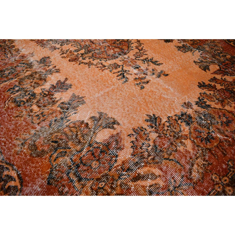 Vintage vloerkleed oranje - 274x167 cm - HANDGEMAAKT