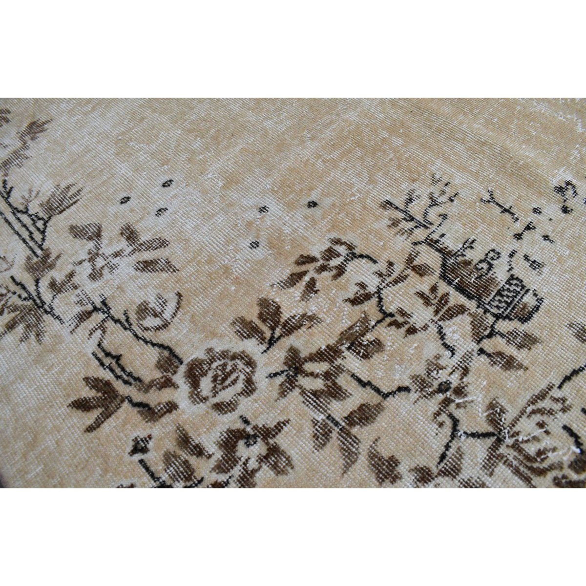 Beige vintage vloerkleed - 280x165 cm - HANDGEMAAKT