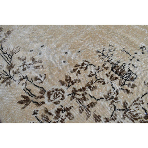 Beige vintage vloerkleed - 280x165 cm - HANDGEMAAKT