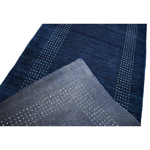 Blauwe Gabbeh loper - 285x83 cm - HANDGEMAAKT