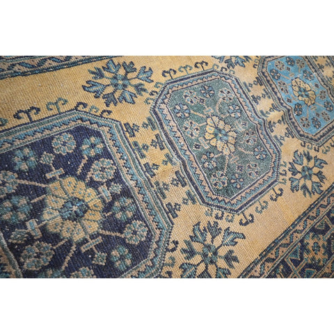 XL vintage loper - 348x125 cm - HANDGEMAAKT
