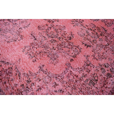 Roze vintage vloerkleed - 317x205 cm - HANDGEMAAKT