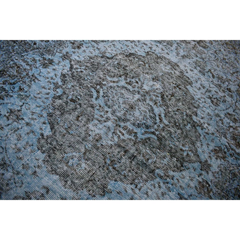 Blauw vintage vloerkleed - 275x170 cm - HANDGEMAAKT