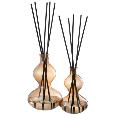 J-Line Geurolie Nordic Vetiver Glas Amber Groot