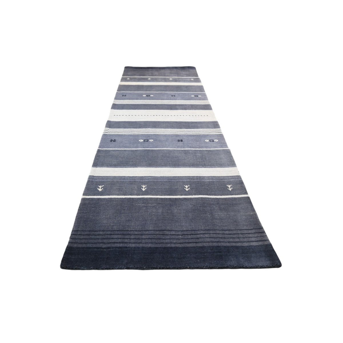 Gestreepte Gabbeh loper - 225x70 cm - HANDGEMAAKT